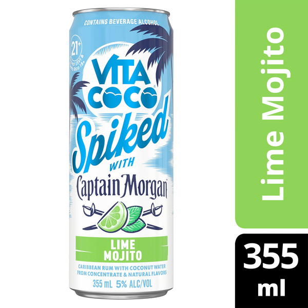 Vita Coco Spiked with Captain Morgan Lime Mojito Same-Day Delivery
