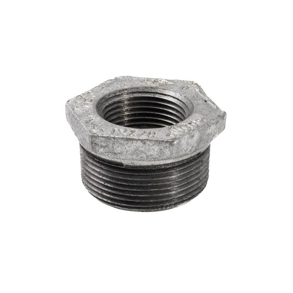 Southland 1-1/2 In. X 1 In. Galvanized Malleable Iron Mpt X Fpt Hex Bushing Fitting