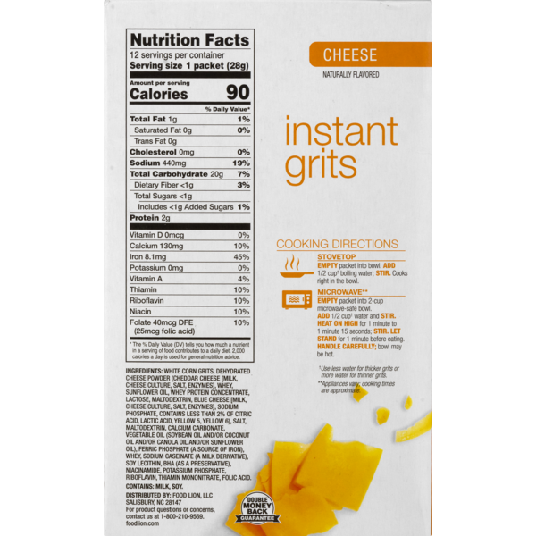 32 Grits Nutrition Label Labels Design Ideas 2020
