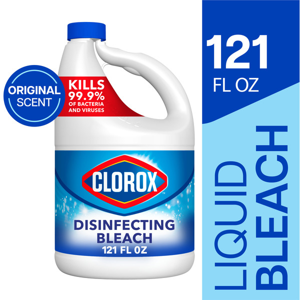 Clorox 121 Oz. Concentrated Regular Disinfecting Liquid Bleach Cleaner
