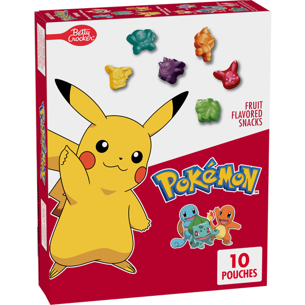 Betty Crocker Pokemon Gluten Free Fruit Flavored Snacks