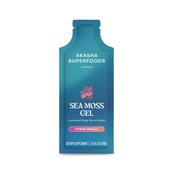 Akasha Superfoods Sea Moss Gel Liposomal Packets Same-Day Delivery