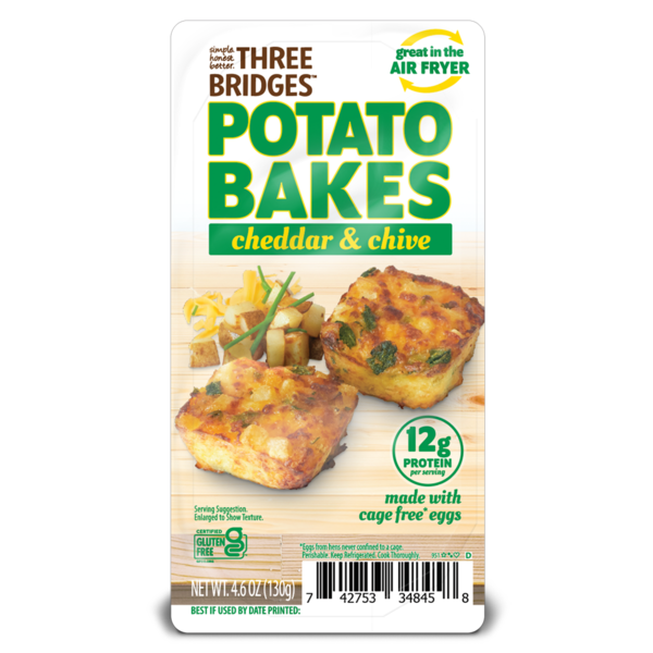 Three Bridges Cheddar & Chive Potato Bakes