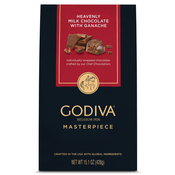 Godiva Ganache Masterpiece Milk Chocolate, 15.1 oz Same-Day