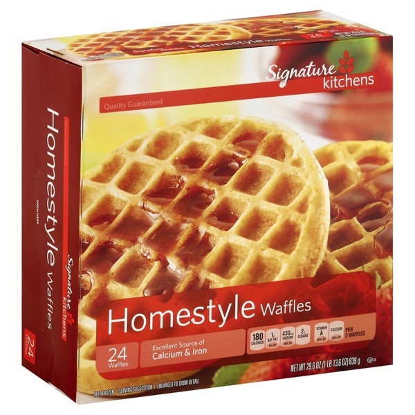 Signature Kitchens Waffles, Homestyle (24 each) from Safeway Instacart
