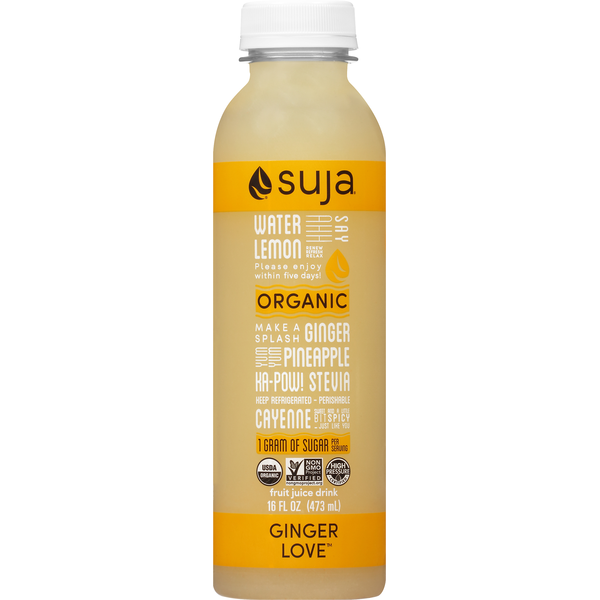Suja Ginger Love Organic Fruit Juice Drink (16 fl oz) Instacart