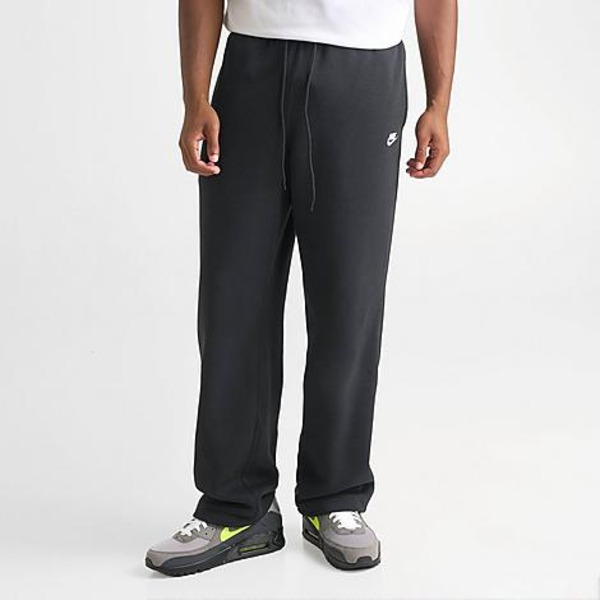 Nike Men's Sportswear Club Fleece Bungee Jogger Pants, L - Black/Black/Multi-Color