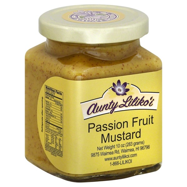 Aunty Lilikoi Mustard, Passion Fruit (10 oz) Instacart