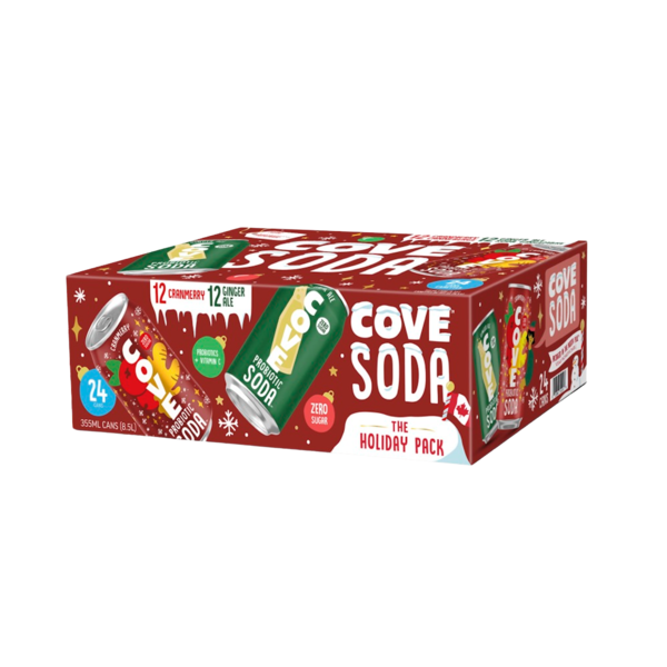 Cove Soda The Holiday Variety Pack Same-Day Delivery | Costco