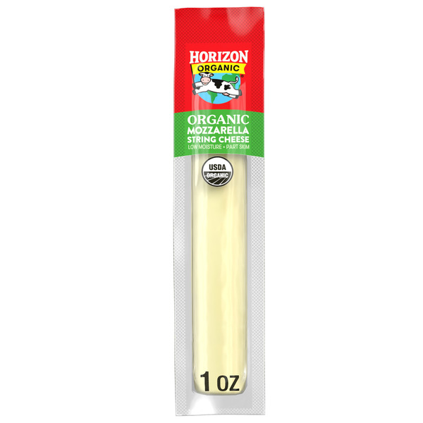 Horizon Organic Mozzarella String Cheese, Mozzarella Cheese Sticks