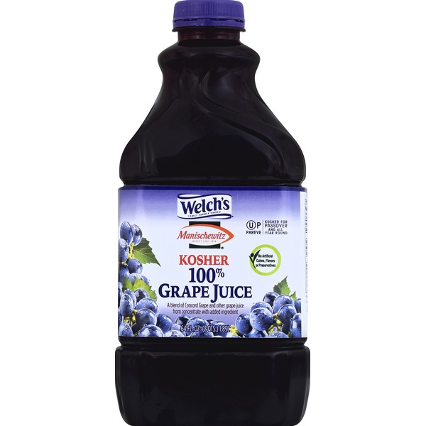 Welch's 100 Juice, Kosher, Grape (64 oz) Instacart