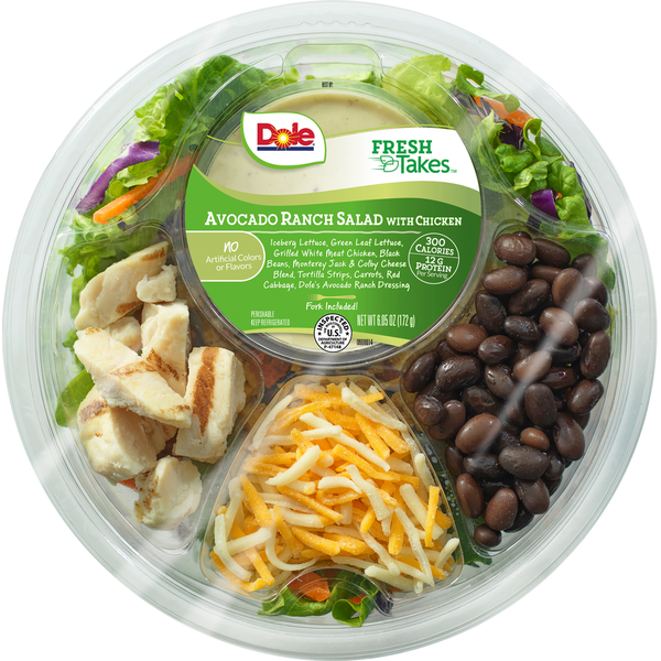 Dole Avocado Ranch Salad, with Chicken Same-Day Pickup | Fareway Meat &  Grocery