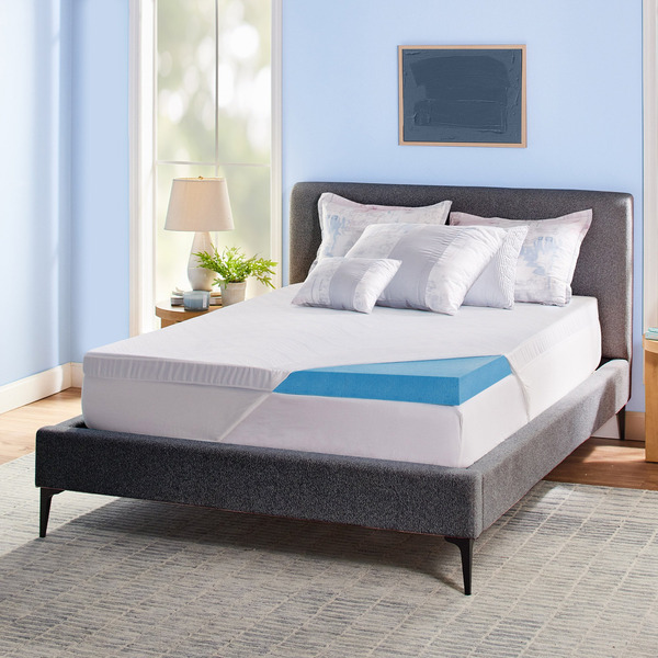 Novaform 3 in Soothing Cool Plus Gel Memory Foam Mattress Topper, Double