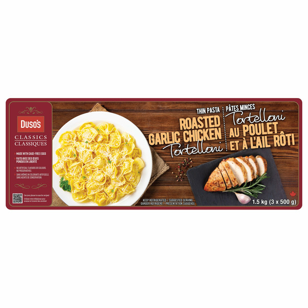 Duso's Roasted Garlic Chicken Tortelloni