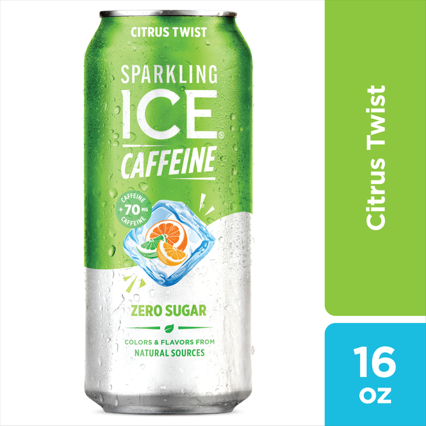 Sparkling Ice Caffeine Citrus Twist Sparkling Water Same-Day