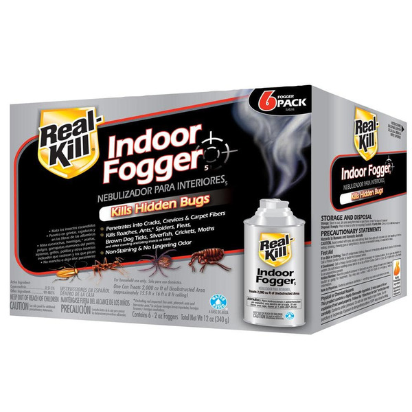 Real-kill 2 Oz. Indoor Fogger Insect Killer Aerosol (6-count)