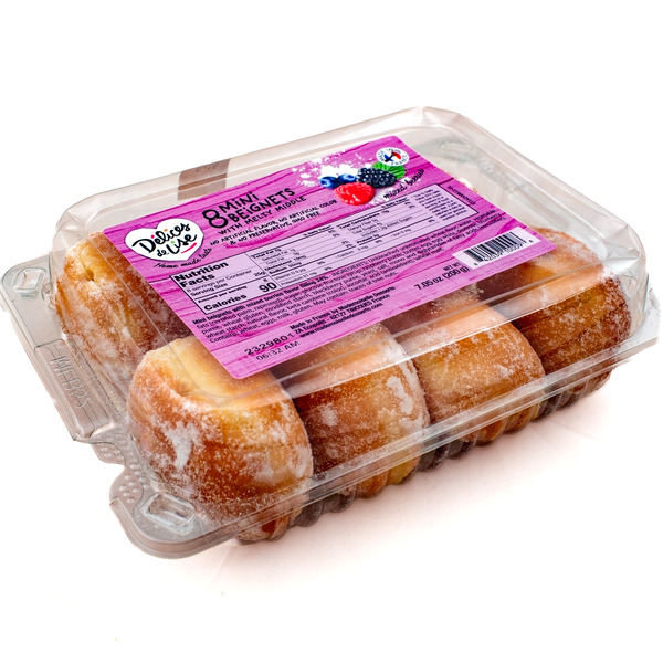 Delices De Lise Mixed Berries Mini Beignets With Melty Middle Same-Day ...