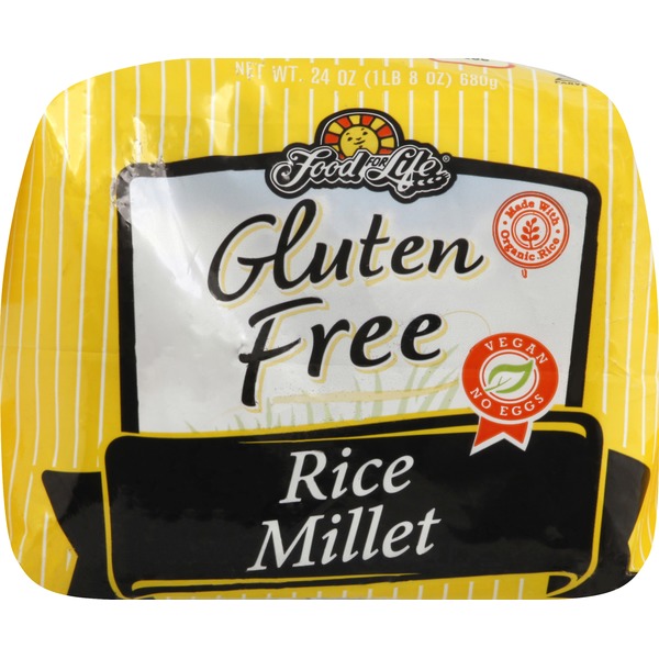 Food for Life Bread, Gluten Free, Rice Millet (24 oz) Instacart