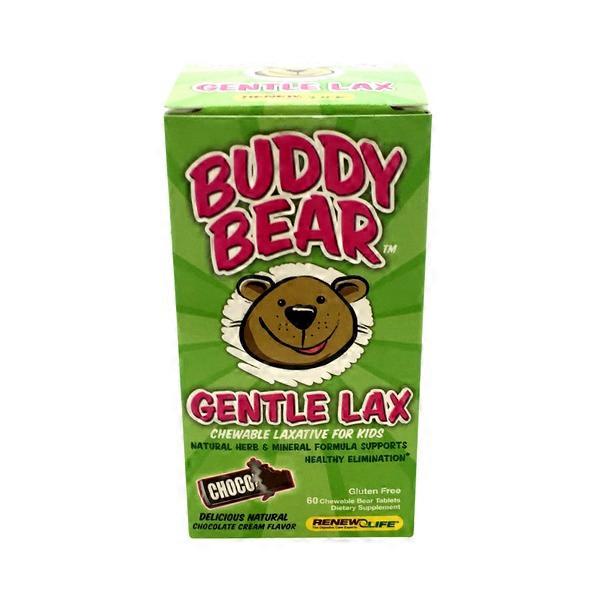 Renew Life Buddy Bear Gentle Lax Chewable Laxative Dietary Supplement