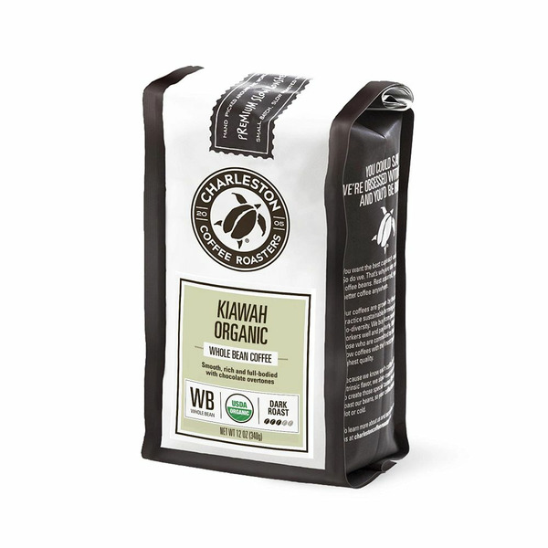Charleston Coffee Roasters Coffee, Organic, Whole Bean, Dark Roast ...