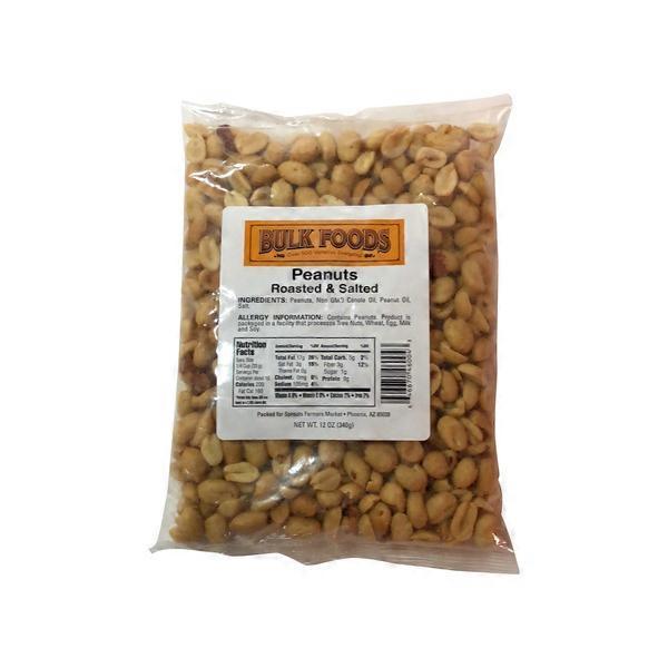 Bulk Foods Roasted & Salted Peanuts (12 oz) Instacart