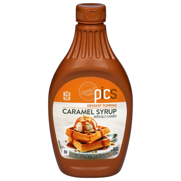 PICS Caramel Syrup Dessert Topping Same-Day Delivery or Pickup