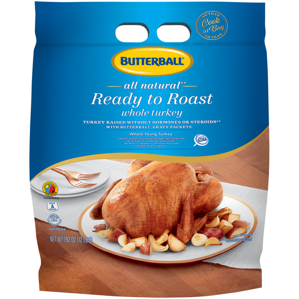 Butterball Everyday Classic Oven Style Ready to Roast Whole Young Turkey