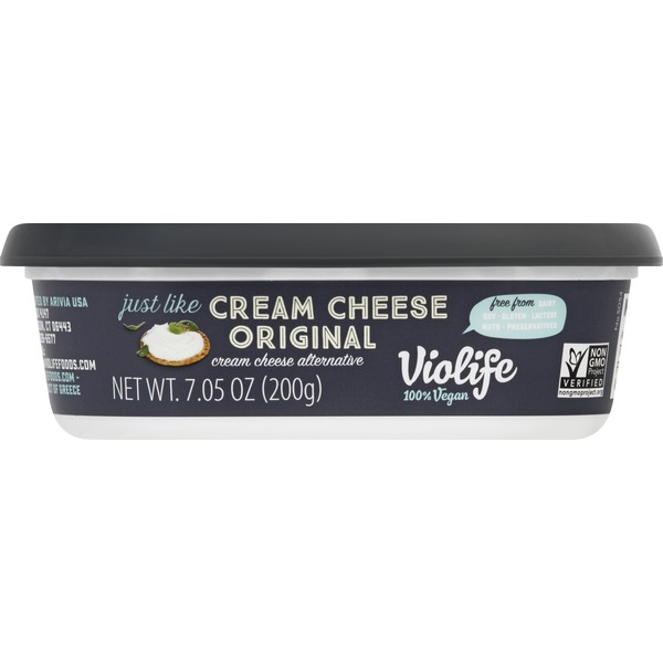 Violife Cream Cheese, Vegan, Original, Just Like (7.05 oz) Instacart