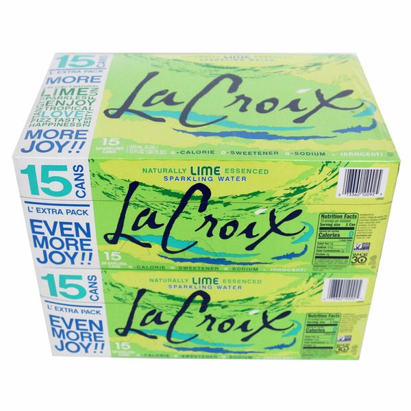 Lime Sparkling Water 30 X 12oz