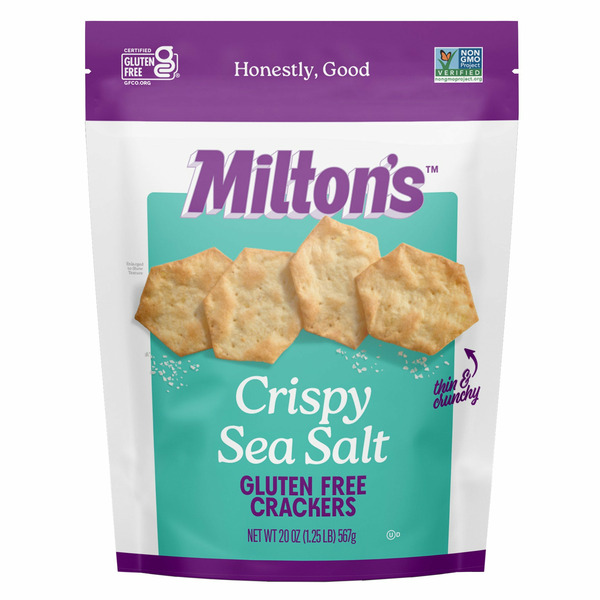 Gluten Free Crispy Sea Salt Crackers, 20 oz