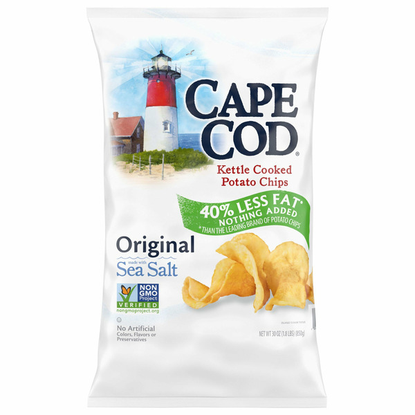 Cape Cod Kettle Cooked Potato Chips, Original, 30 oz