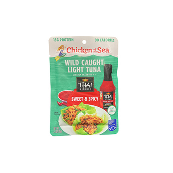 Chicken of the Sea Wild Caught Light Tuna Packet, Sweet & Spicy