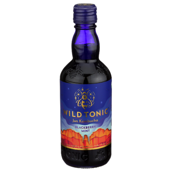 Wild Tonic Organic Blackberry Mint Kombucha Same-Day Delivery or