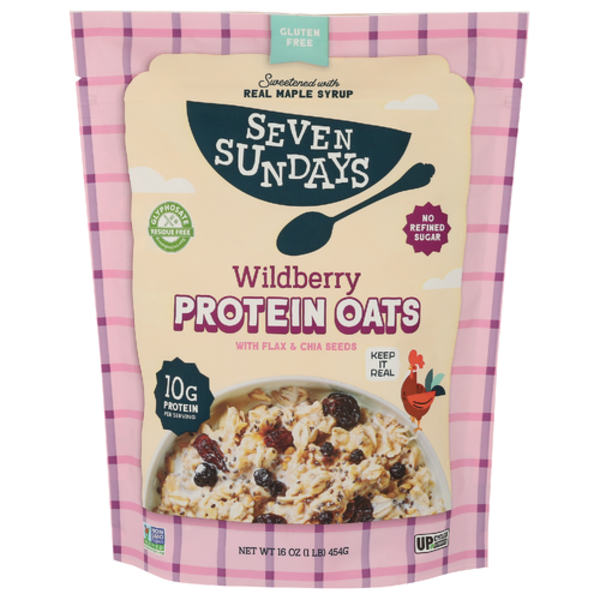 Seven Sundays Wildberry Protein Oats