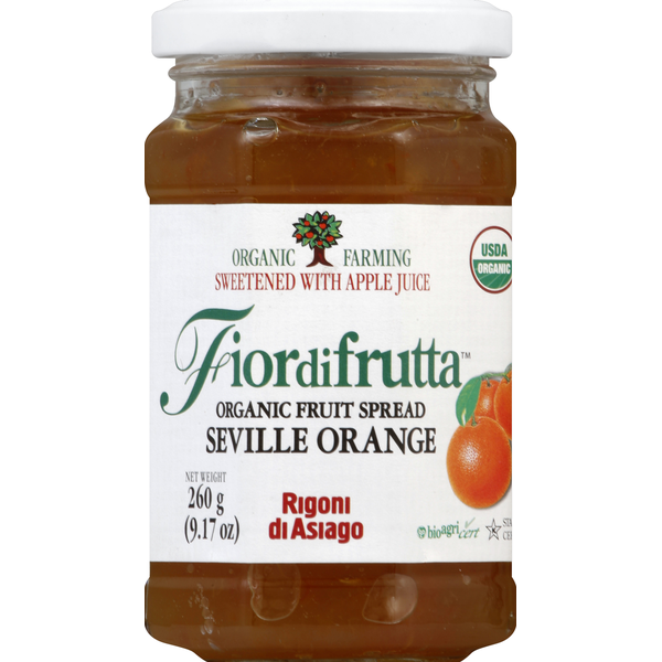 Rigoni di Asiago Fruit Spread, Organic, Seville Orange Same-Day