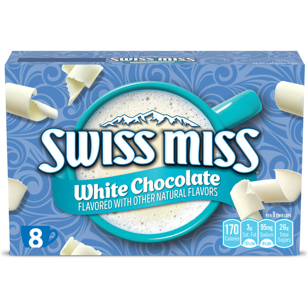 Swiss Miss White Chocolate Flavored Hot Drink Mix Same-Day
