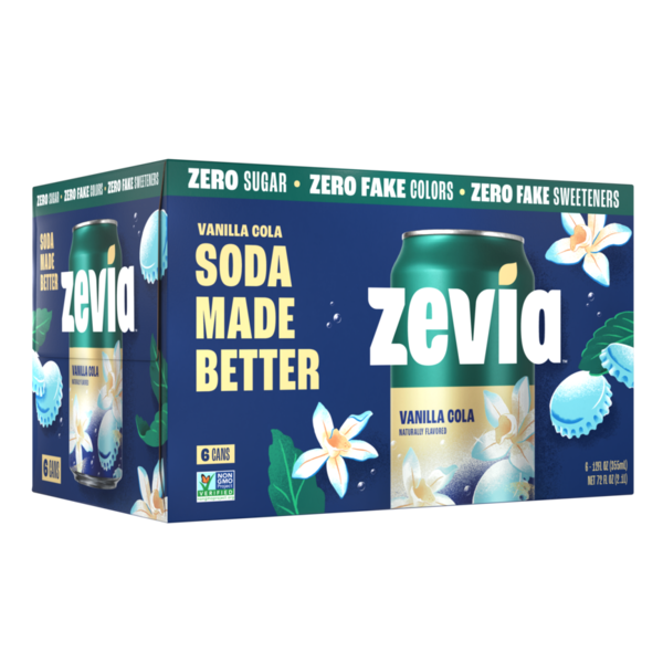 Zevia Soda, Zero Sugar, Vanilla Cola Same-Day Delivery or Pickup | Cub