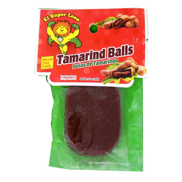 El Super Leon Chile Tama-bola Sweet & Spicy Tamarind Candy