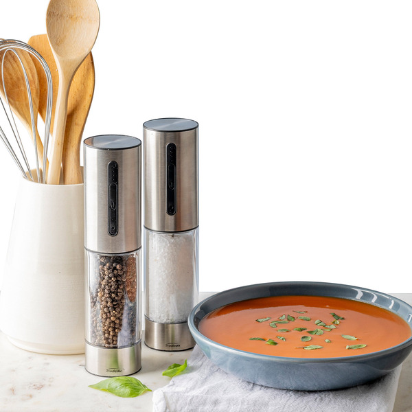 Trudeau OneTouch Electric Salt & Pepper Mills