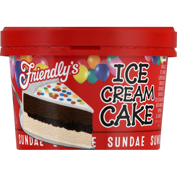 Friendly's Sundae, Ice Cream Cake (6 oz) Instacart