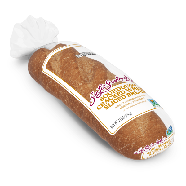 San Luis Sourdough Plain Cracked Wheat Sliced Bread Same-Day