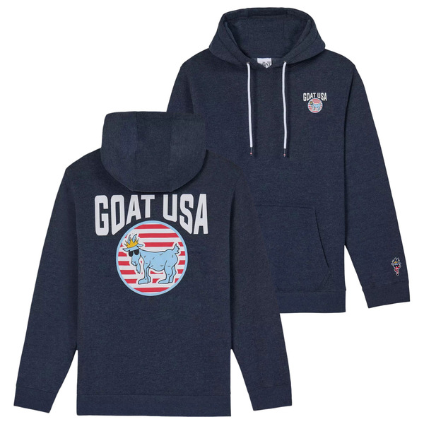 GOAT USA Adult Freedom Roots Hoodie, L - Navy