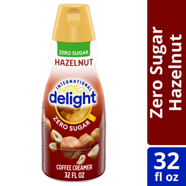 Delight ꧁ International Delight Sugar Free Hazelnut Coffee Creamer Same-Day