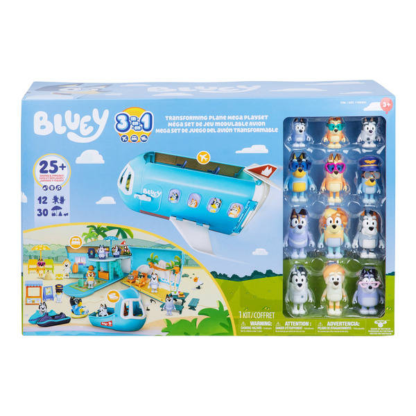 Moose Toys Bluey S13 Holiday Ultimate Family Trip Playset