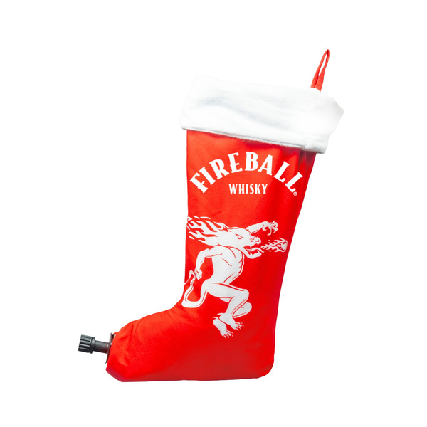 Fireball Hot Cinnamon Whisky Holiday Stocking 1.75L Bottle – 66