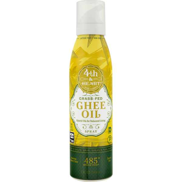 4th & Heart Ghee Oil Spray 485 Smoke Point (5 fl oz) Instacart