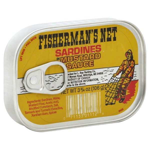 Fisherman Net Sardines, in Mustard Sauce (3.75 oz) from Safeway Instacart