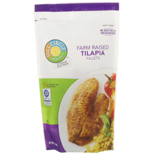 Full Circle Farm Raised Tilapia Fillets (12 oz) Instacart