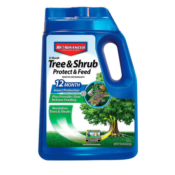 Bioadvanced 10 Lbs. Ready-to-use 12 Month Tree And Shrub Protect And Feed Insect Killer Granules