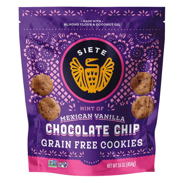 Siete Grain Free Chocolate Chip Cookies, 16 oz